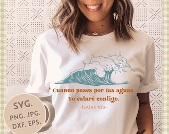 Cristiano español SVG Camiseta de Fe PNG Spanish Espanol Jesús Dios Minimalist Inspiracion Versiculos Biblicas Iglesia El Senor Arte Disenos