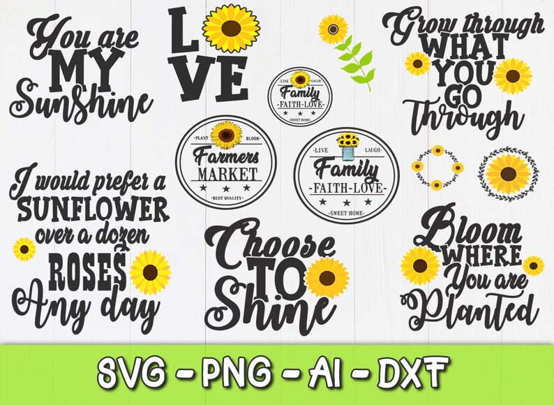 Download Farm SVG Bundle Printable Horse Quotes Svg Sunflower Svg ...