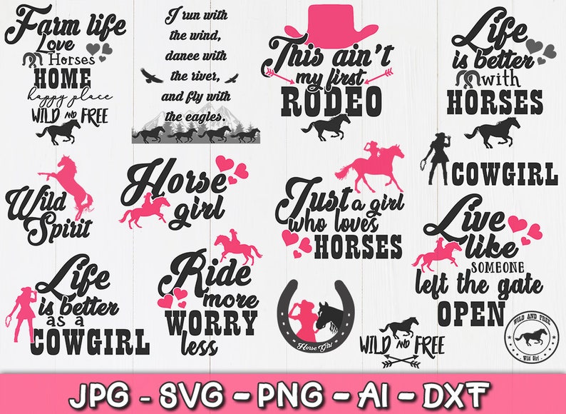 Download Farm SVG Bundle Printable Horse Quotes Svg Sunflower Svg ...