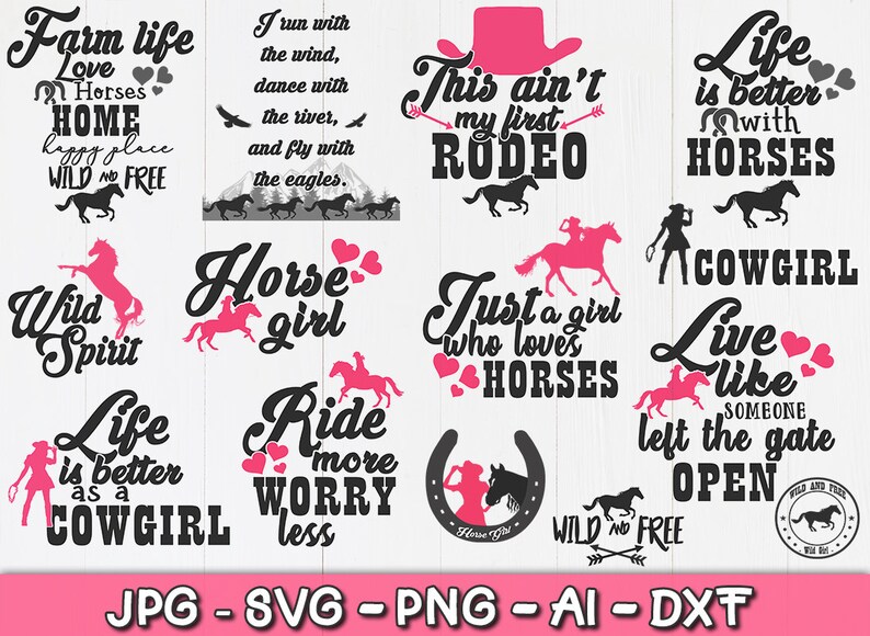 Download Farm SVG Bundle Printable Horse Quotes Svg Sunflower Svg ...