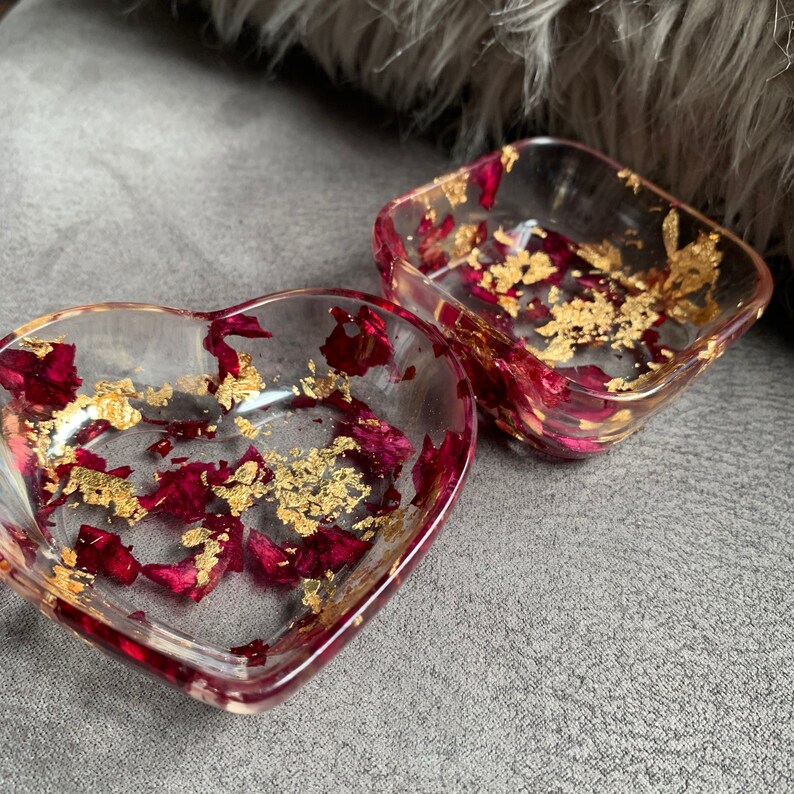 Resin Jewellery holder/ Trinket Dish Etsy