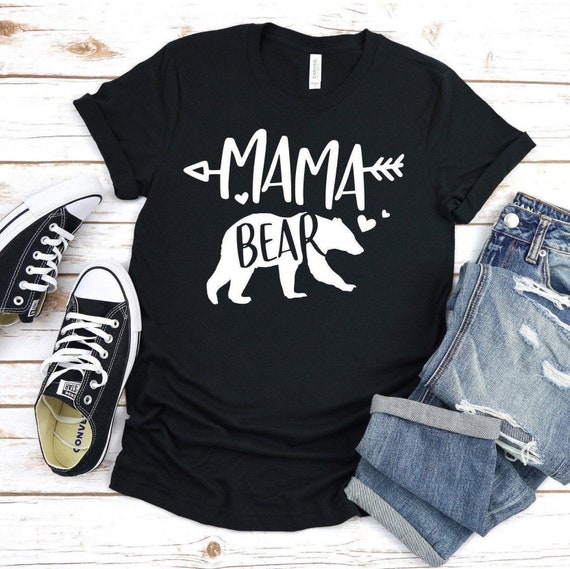 Mom Shirt Mom Shirts Mama Bear Shirt Mama Bear Shirts | Etsy