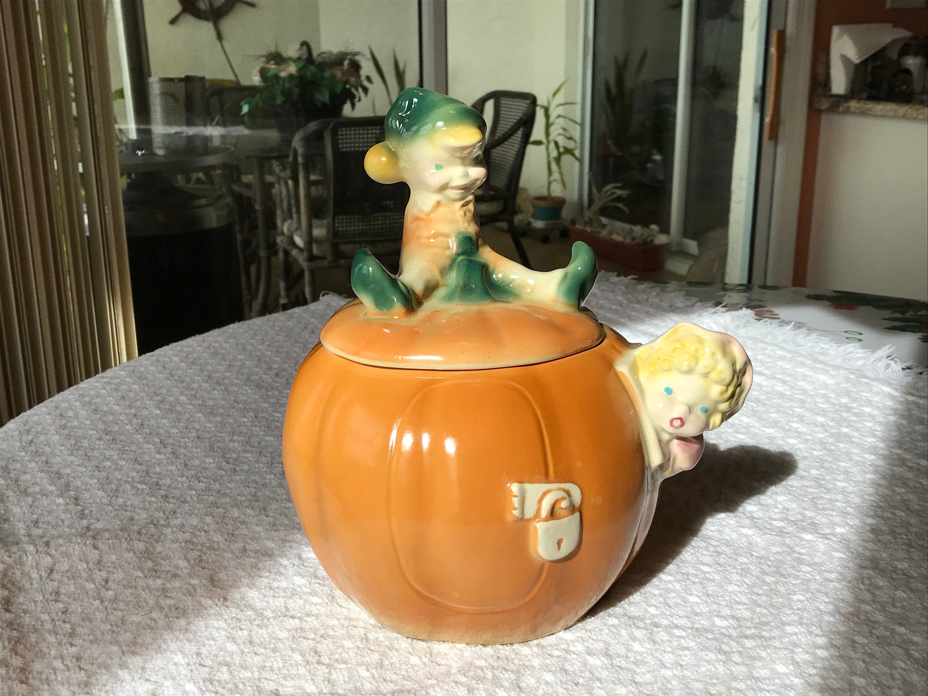 Peter Peter Pumpkin Eater Cookie Jar Etsy