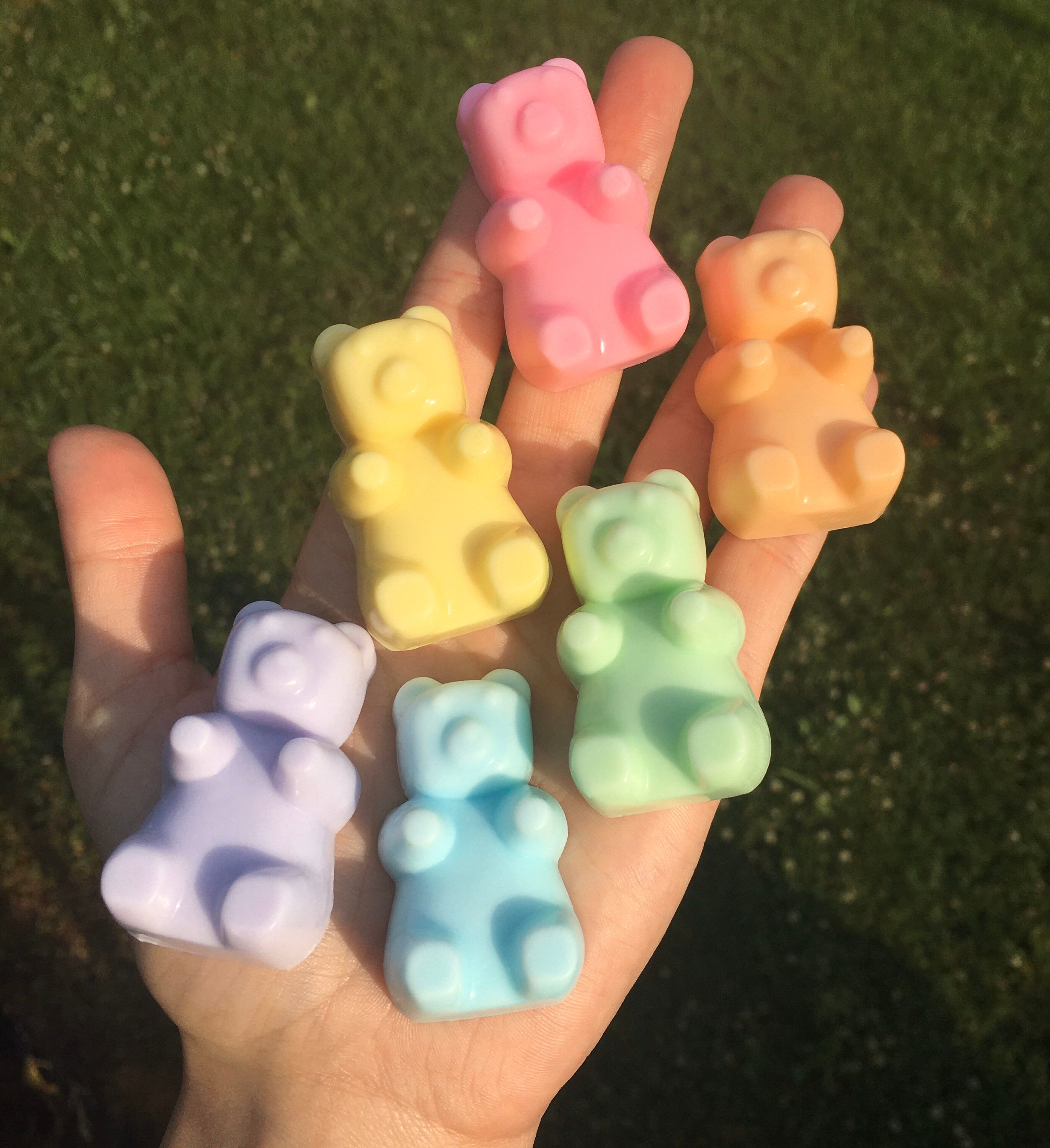 Pastel Gummy Bear Hand Soaps Etsy