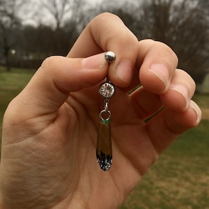 Blunt Belly Button Ring