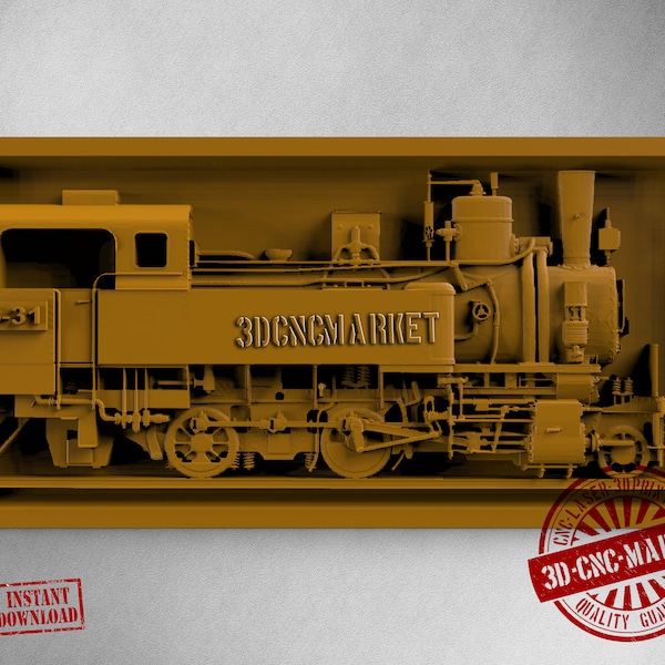 Model Train Stl Files Etsy