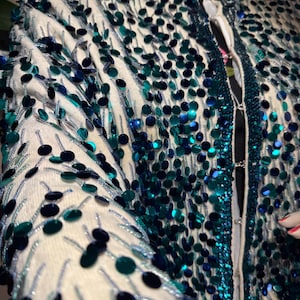 Beautiful vintage silk shimmering cardigan
