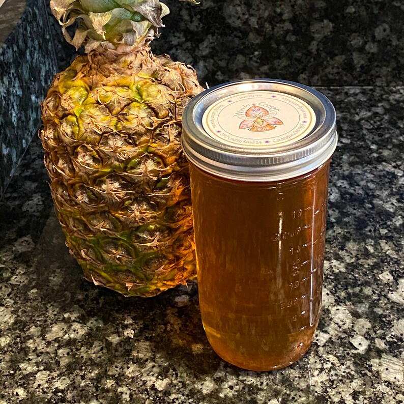 2 Lbs. of Raw Summer Honey in Glass Mason Jar Etsy