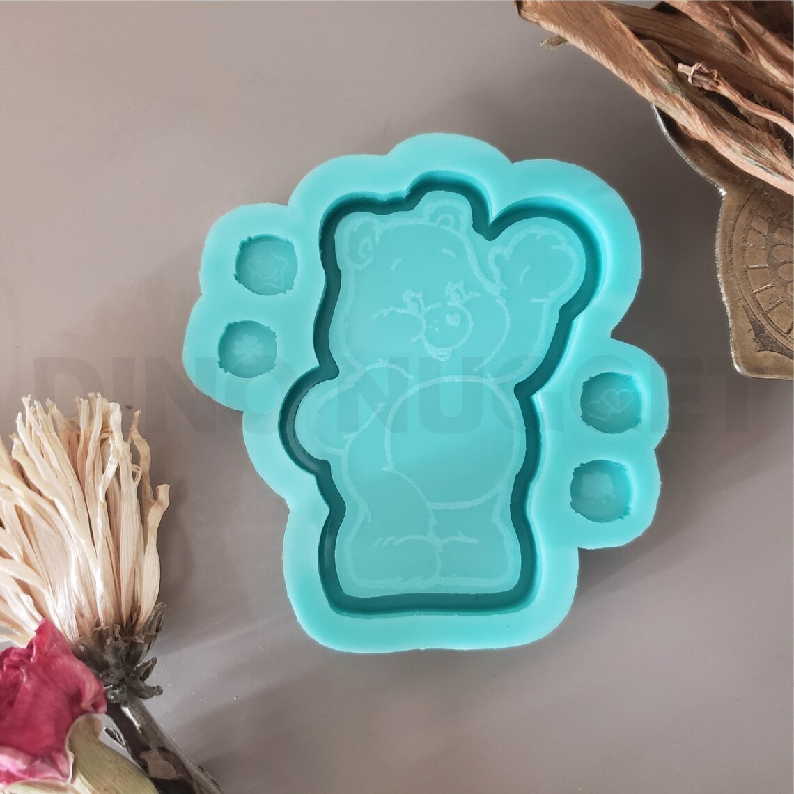 Care Bear silicone mold Resin mold silicone mould flat Etsy