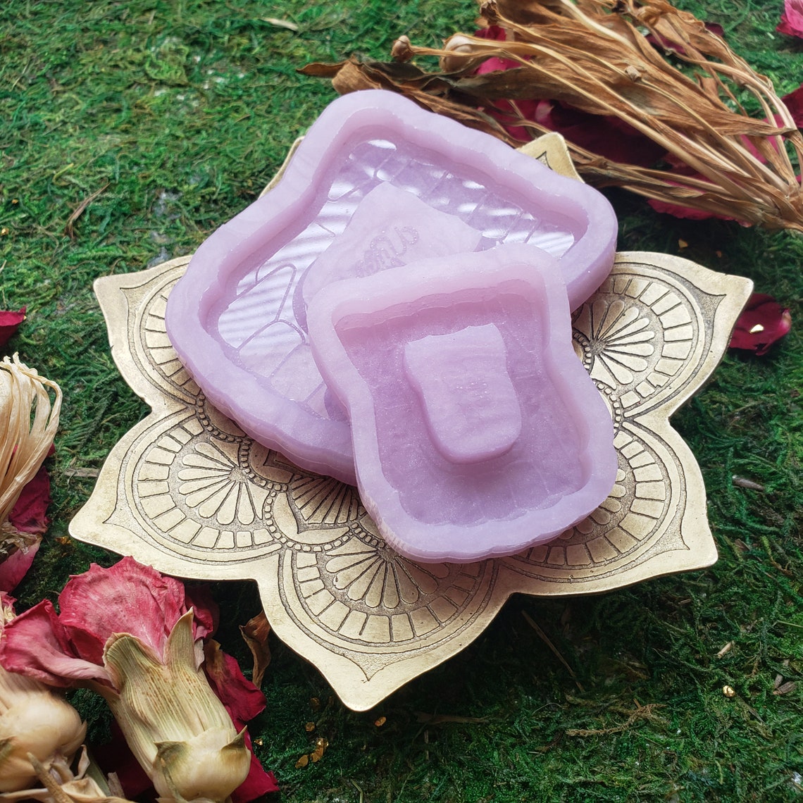 MEDIUM Vampire Teeth mold silicone mould resin art flat Etsy