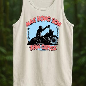 Thailand, Mae Hong Son Loop Tank Top - Thailand, Motorcycle, Chiang Mai, Adventure, Pai,