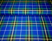 Nova Scotia Plaid Fabric By YARD, Nova Scotia tartan plaid fabric Blue Black Plaid Fabric Stronger together Plaid Fabric TTartans