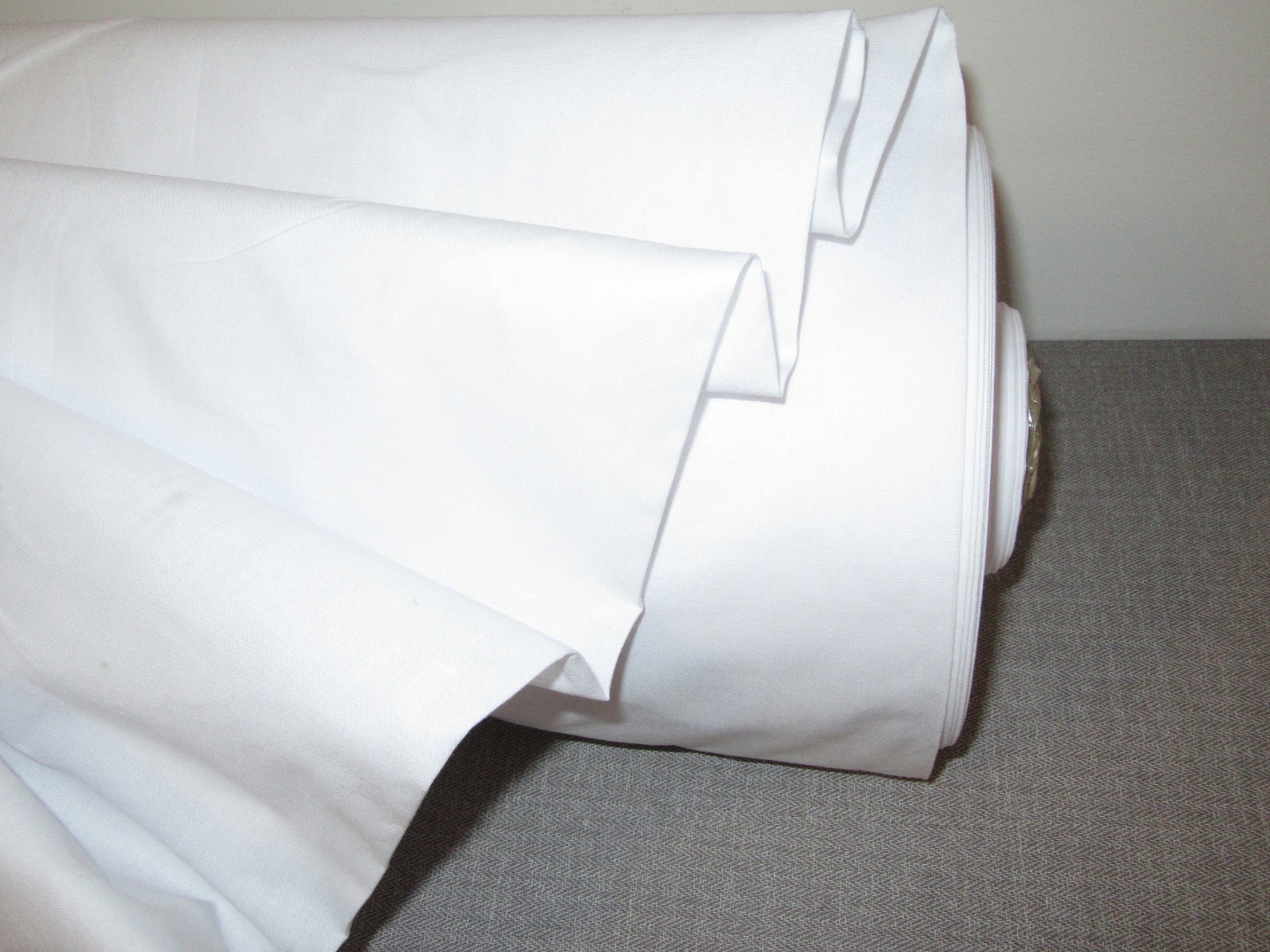 By Yard Pure White Cotton 96 Inches WIDE 100 White Etsy