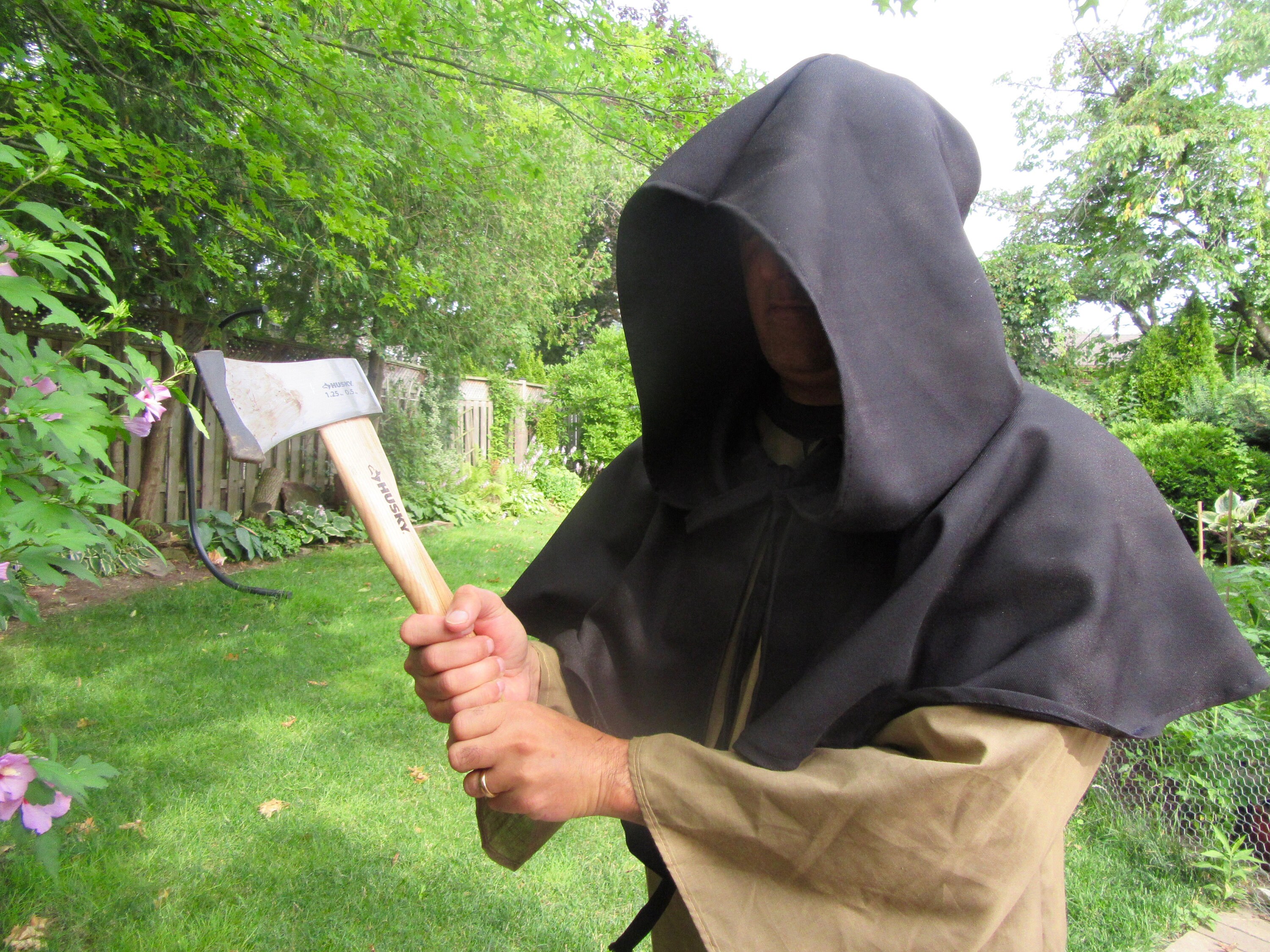 CLOAK WITH HOOD, Viking Hood, Medieval Hood, Larp Clothing Men, Larp