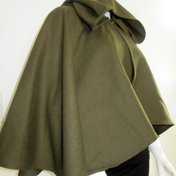 hooded shawl cape