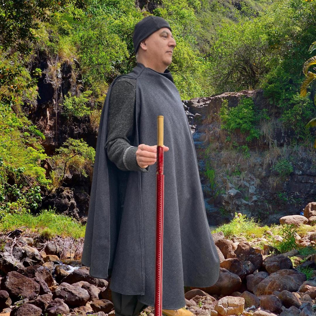 Black Bocksten Man Melton WOOL Cloak, 14th Century Cape - Etsy