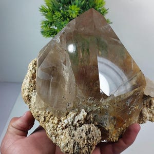 2.387 Kg Natural Smoky Quartz, Smoky Quartz Terminated Specimen, Smoky Quartz Cluster Ponit, Smoky Quartz From Himalayan Mountains, Pakistan