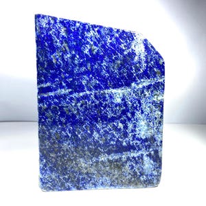 4.060-KG Lapis Lazuli Freeform Polished Slab Deep Blue Afghan Crystal Decor Display Stone
