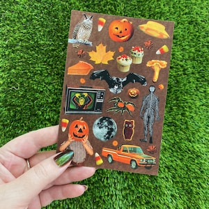 Halloween Color Study Postcard Singles
