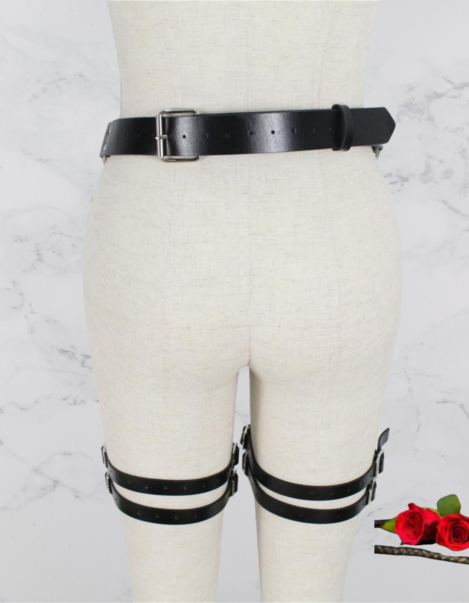 Mt5 Cage de jambe ceinture large corps de femme de harnais Etsy