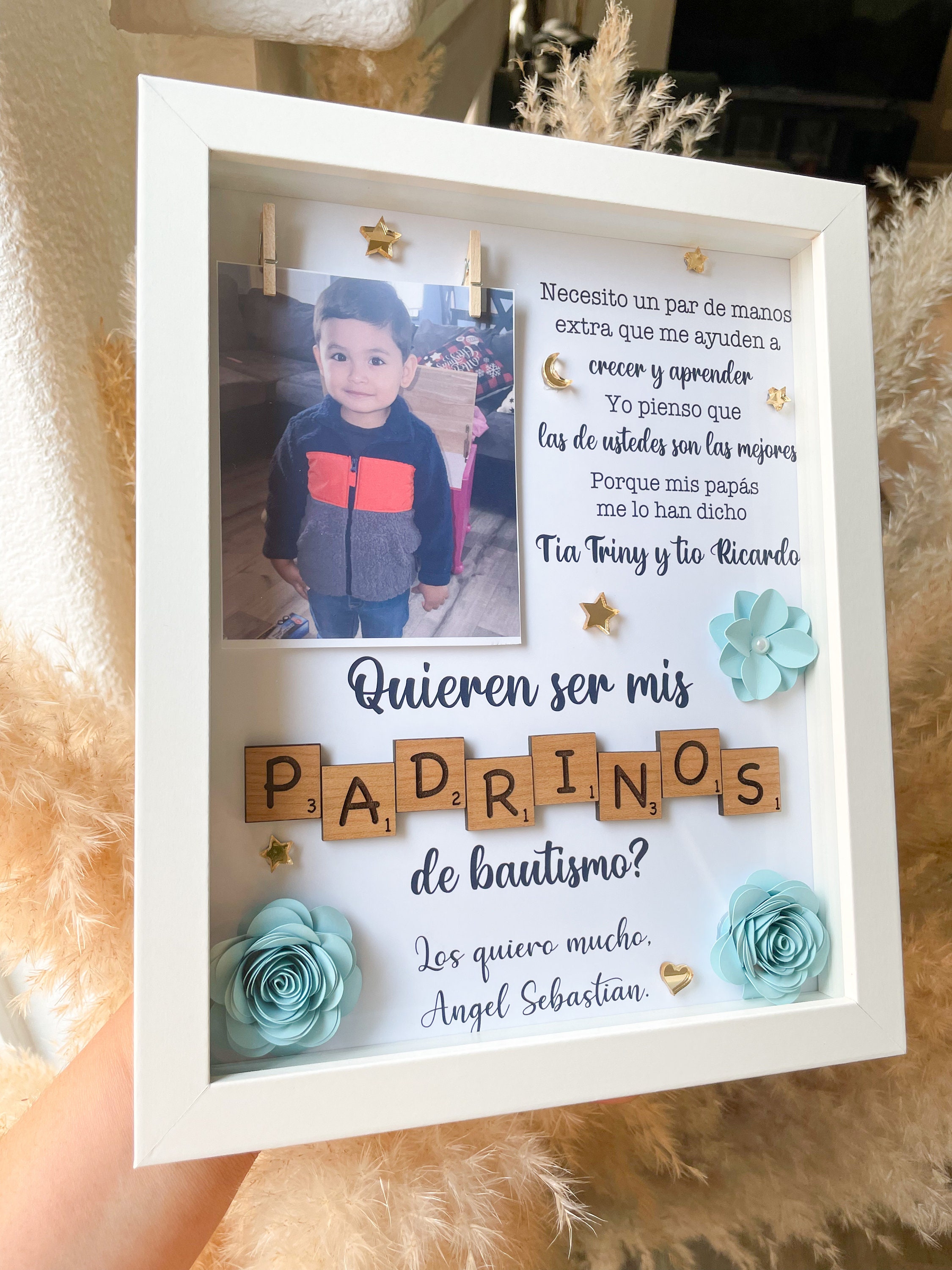 Godparent Proposal Shadow Box Etsy España