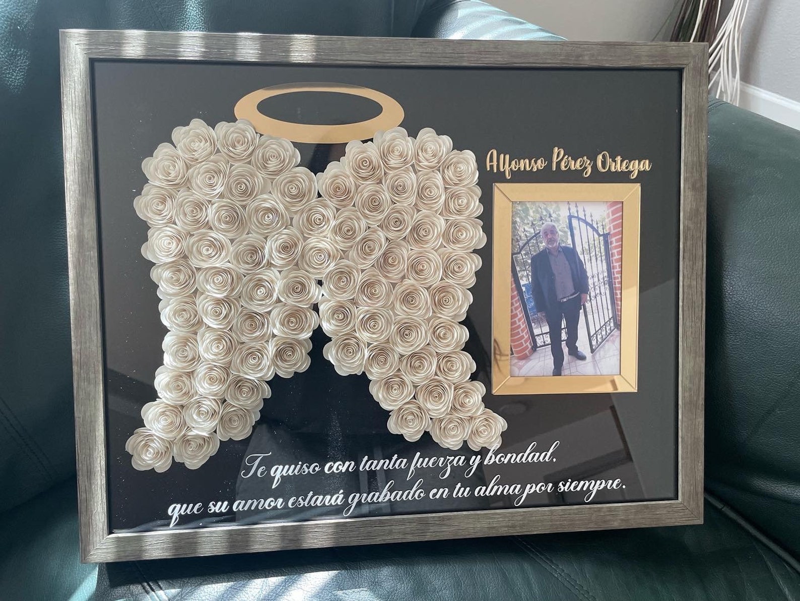 Angel Wings Shadow Box 14x18 / Memorial Shadow Box Etsy