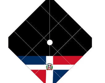 Republica Dominicana Graduation Cap Topper DIGITAL FILE svg png cameo cricut