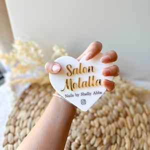 Heart Nails Photo Prop / Nail Artist Gift / Beauty Salon Prop