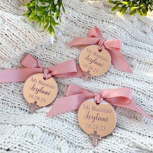 Acrylic Baptism Mirror Tag, Baptism tag, Communion Tags