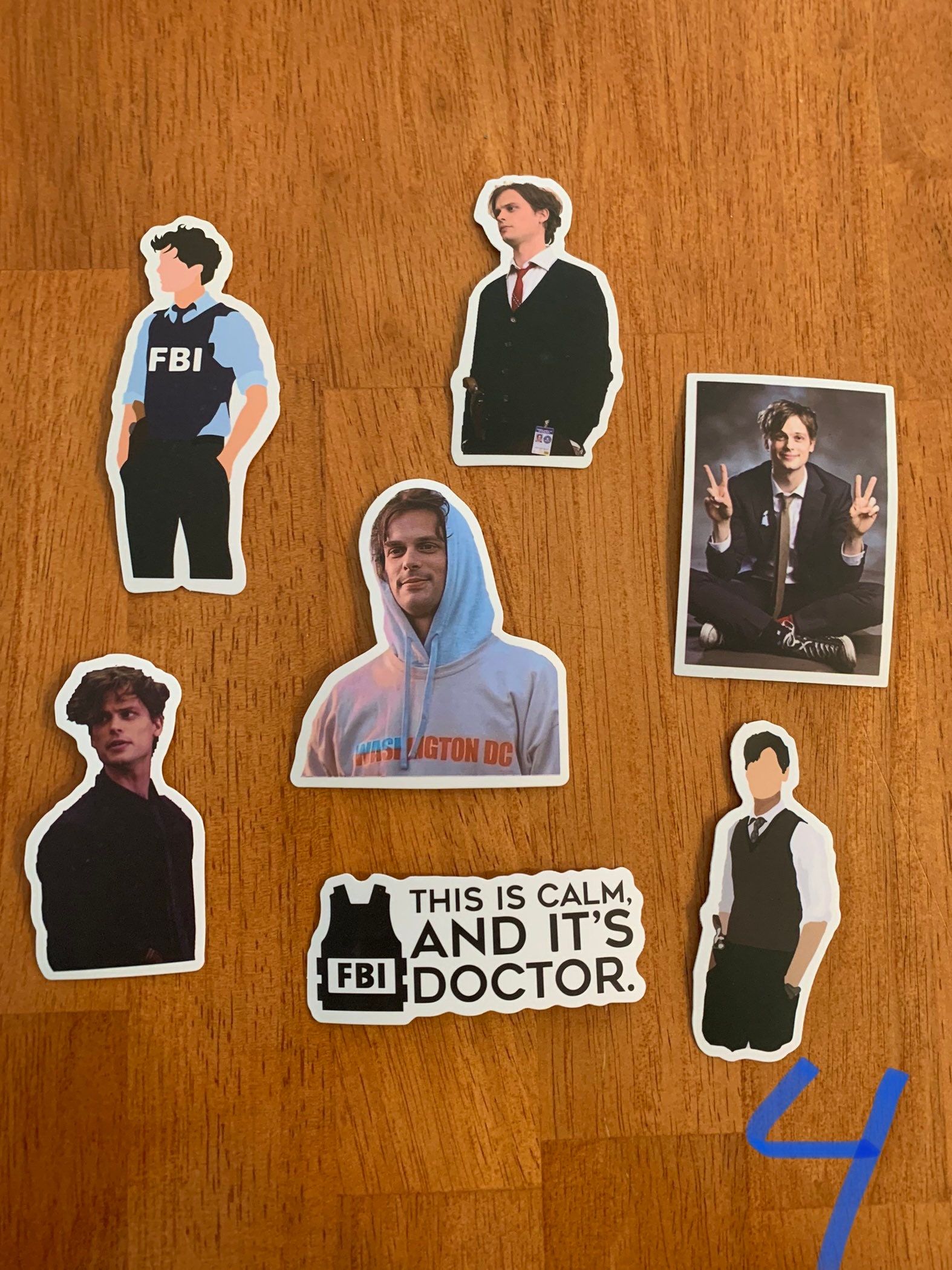 Criminal Minds Matthew Gray Gubler Spencer Reid sticker packs | Etsy