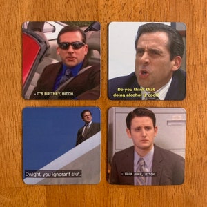 1/4 The office custom made funny character meme magnets image 4