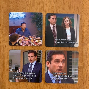 1/4 The office custom made funny character meme magnets image 9