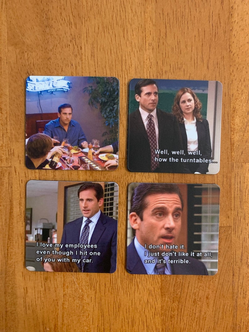 1/4 The office custom made funny character meme magnets image 9