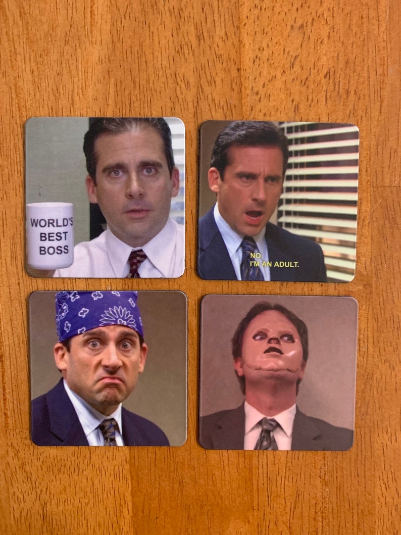 1/4 The office custom made funny character meme magnets image 5