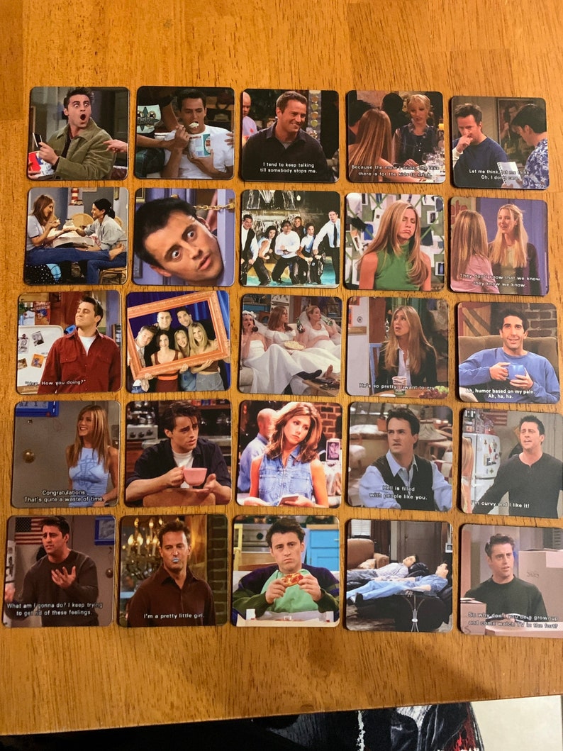 1/2 Friends tv show character meme magnets image 1