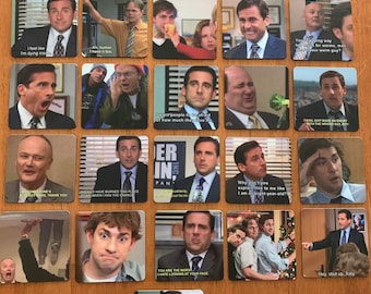 2/4 The office character funny meme magnets