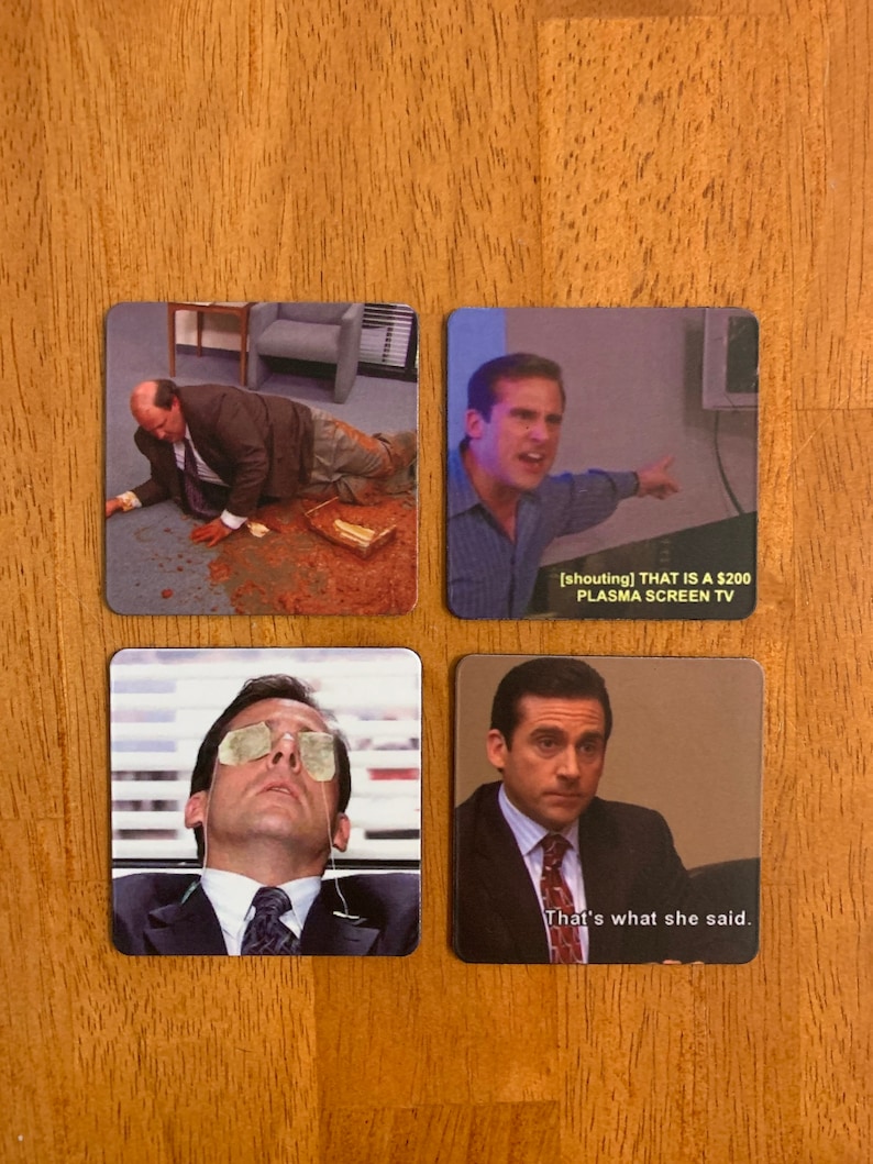 1/4 The office custom made funny character meme magnets image 6