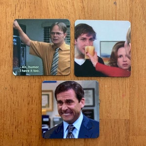 2/4 Magnets mèmes drôles Le personnage du bureau image 4