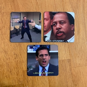 3/4 Magnets humoristiques The Office image 7
