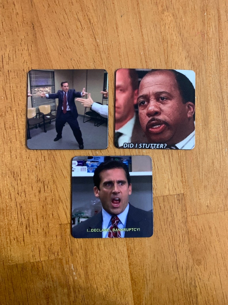 3/4 Magnets humoristiques The Office image 7