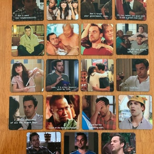 New Girl tv show custom made magnets