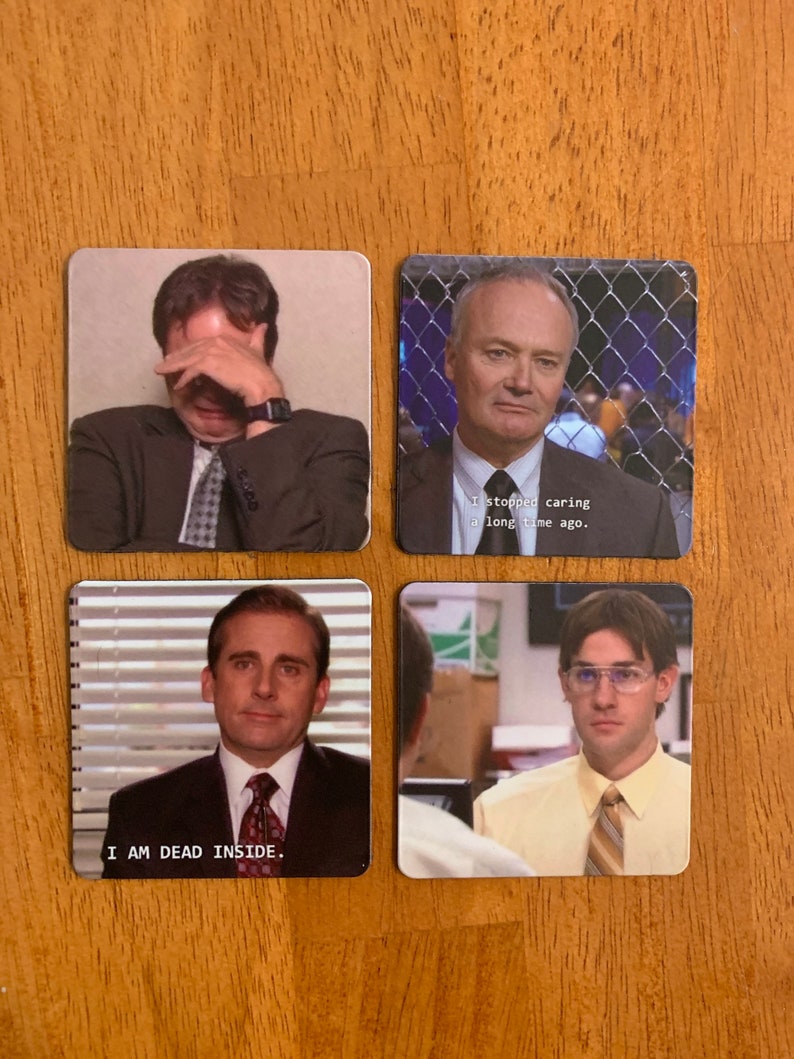 1/4 The office custom made funny character meme magnets image 7