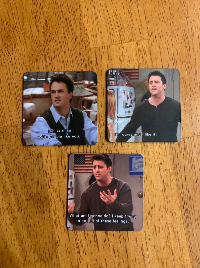 1/2 Friends tv show character meme magnets image 8