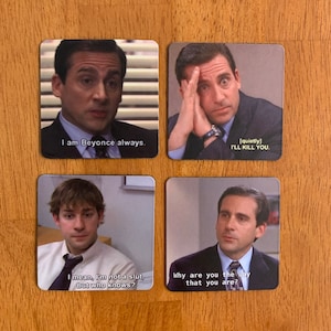 1/4 The office custom made funny character meme magnets image 2