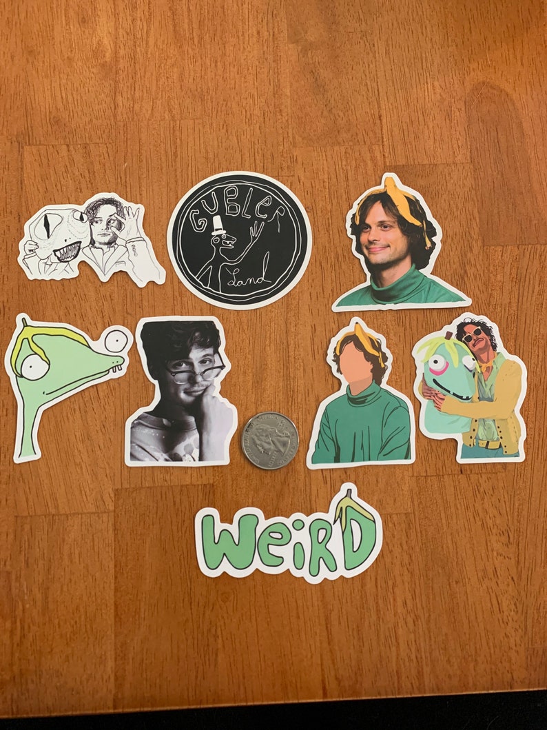 Criminal Minds Matthew Gray Gubler Spencer Reid Sticker Packs - Etsy