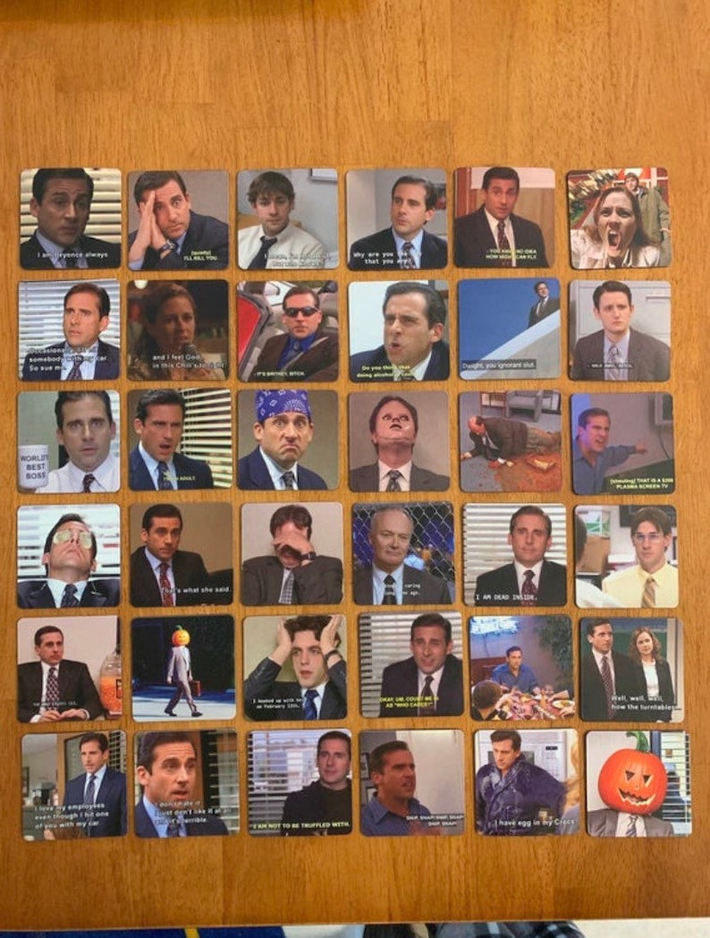1\/4 The office custom made funny character meme magnets