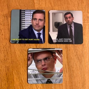 3/4 Magnets humoristiques The Office image 5