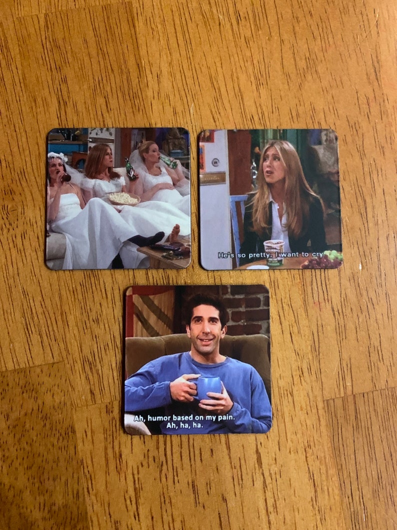 1/2 Friends tv show character meme magnets image 6