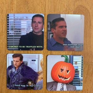 1/4 The office custom made funny character meme magnets image 10