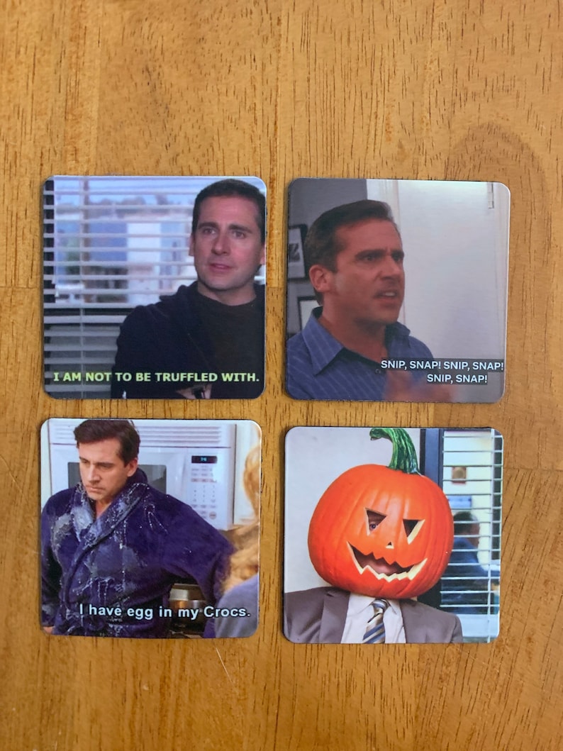 1/4 The office custom made funny character meme magnets image 10